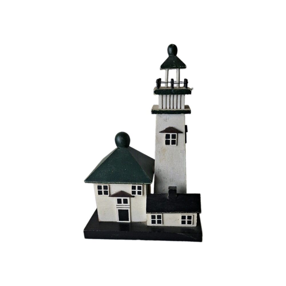 Lighthouse Wooden Figurine